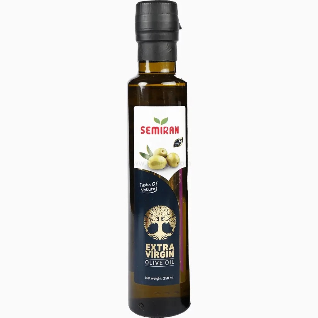 3212053 روغن زیتون فرا بکر ۲۵۰ میلی گرم شیشه ای سمیران - Image 1
