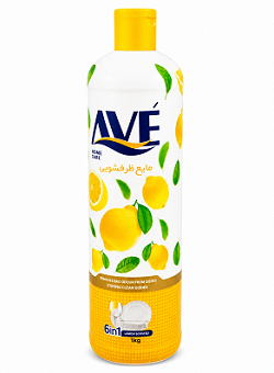 5172 مایع ظرفشویی با رایحه لیمو ۱لیتری AVE - Image 1