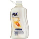 مایع دستشویی کرمی2کیلویی حاوی ویتامین و آلوئه ورا با رایحه شیرعسل AVE