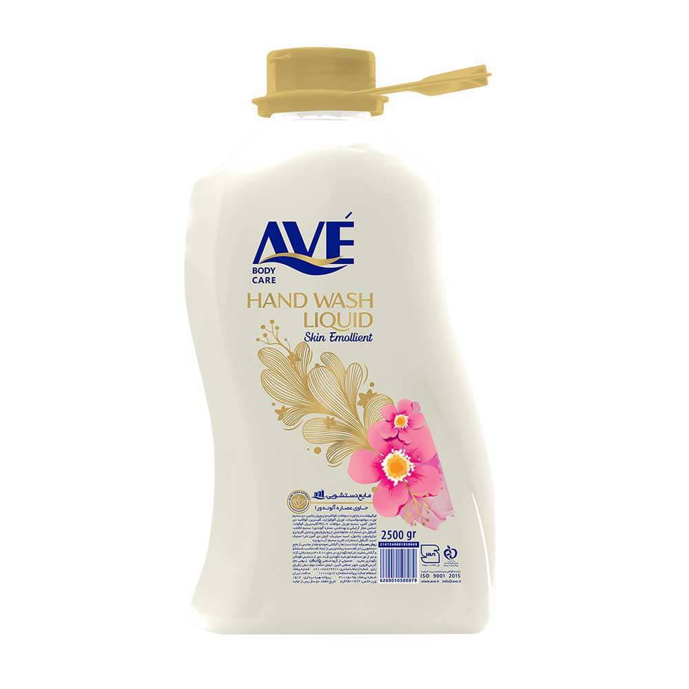 5204 مایع دستشویی صدفی سفید حاوی عصاره آلوئه ورا ۲۵۰۰ گرمی AVE - Image 1